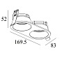 ART-R-4480x2 Светильник встраиваемый Downlight   -  Встраиваемые светильники 